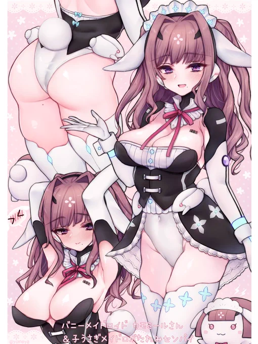 やたらいっぱいいるバニーモチーフのオリキャラちゃん達! #バニーの日 #オリジナル 