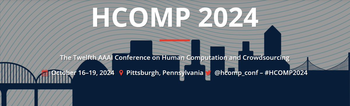 hcomp_conf's tweet image. #HCOMP2024 just announced two keynote speakers :
💡Vivek Seshadri (Karya, @karya_inc )  💡Jahna Otterbacher ( @JahnaO , Open University of Cyprus) Join us in Pittsburgh!
humancomputation.com/keynotes.html