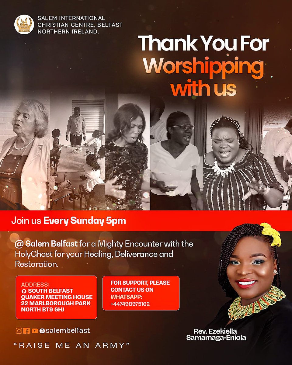 EzekiellaSam's tweet image. Thank you for worshipping with us. Join us again next Sunday, by 5:00pm. God bless you.
GOD IS BUILDING HIS CHURCH 

#rediggingthewells #belfastfamilyprayermarathon #irelandrevivalcharge #irelandrevival #healireland #healbelfast #reviveeurope #kingdomdominionforce #kingdom