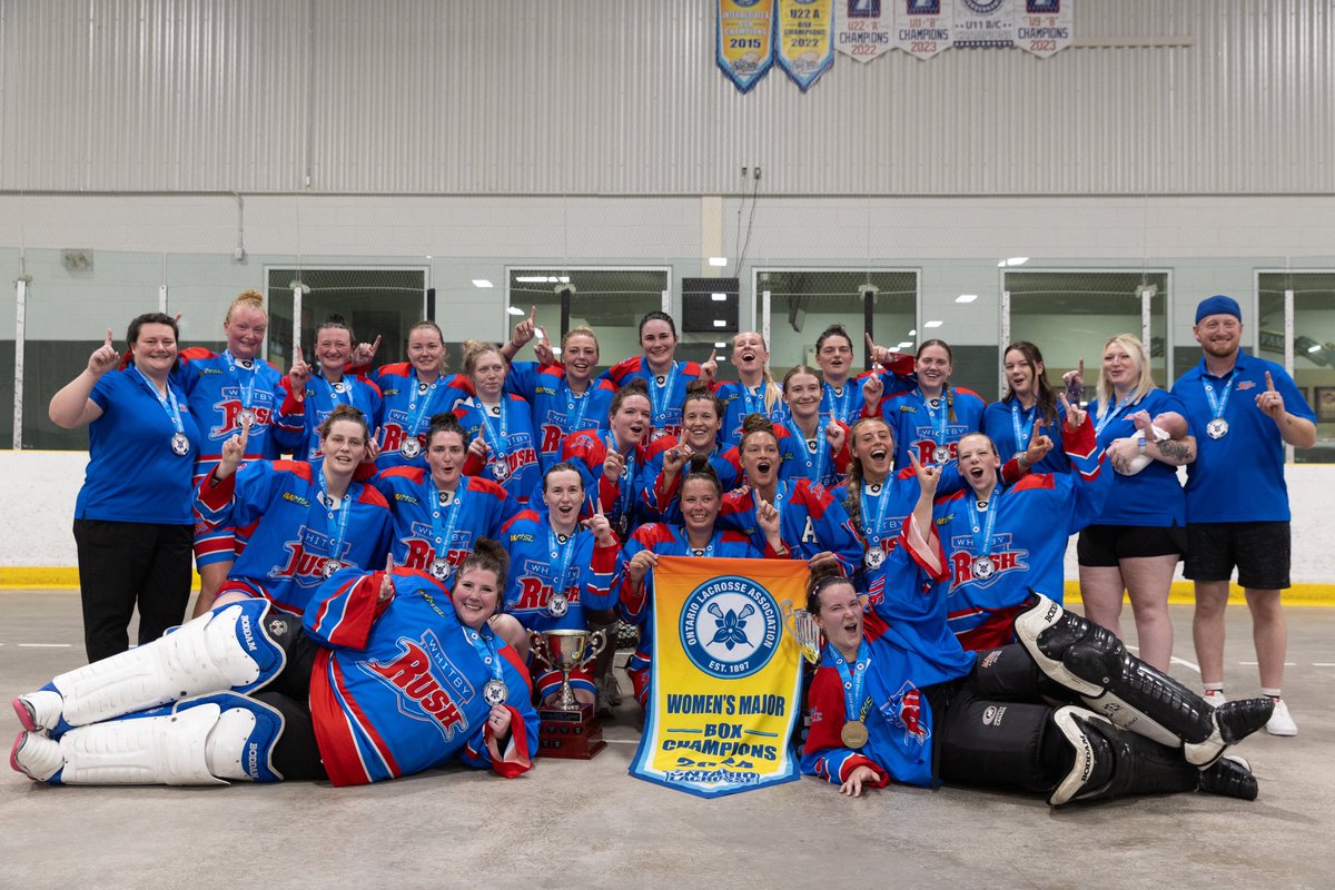 Congratulations to the <a href="/WMajorSeriesLax/">Women’s Major Series Lacrosse</a> “A” Champion Whitby Rush 🏆