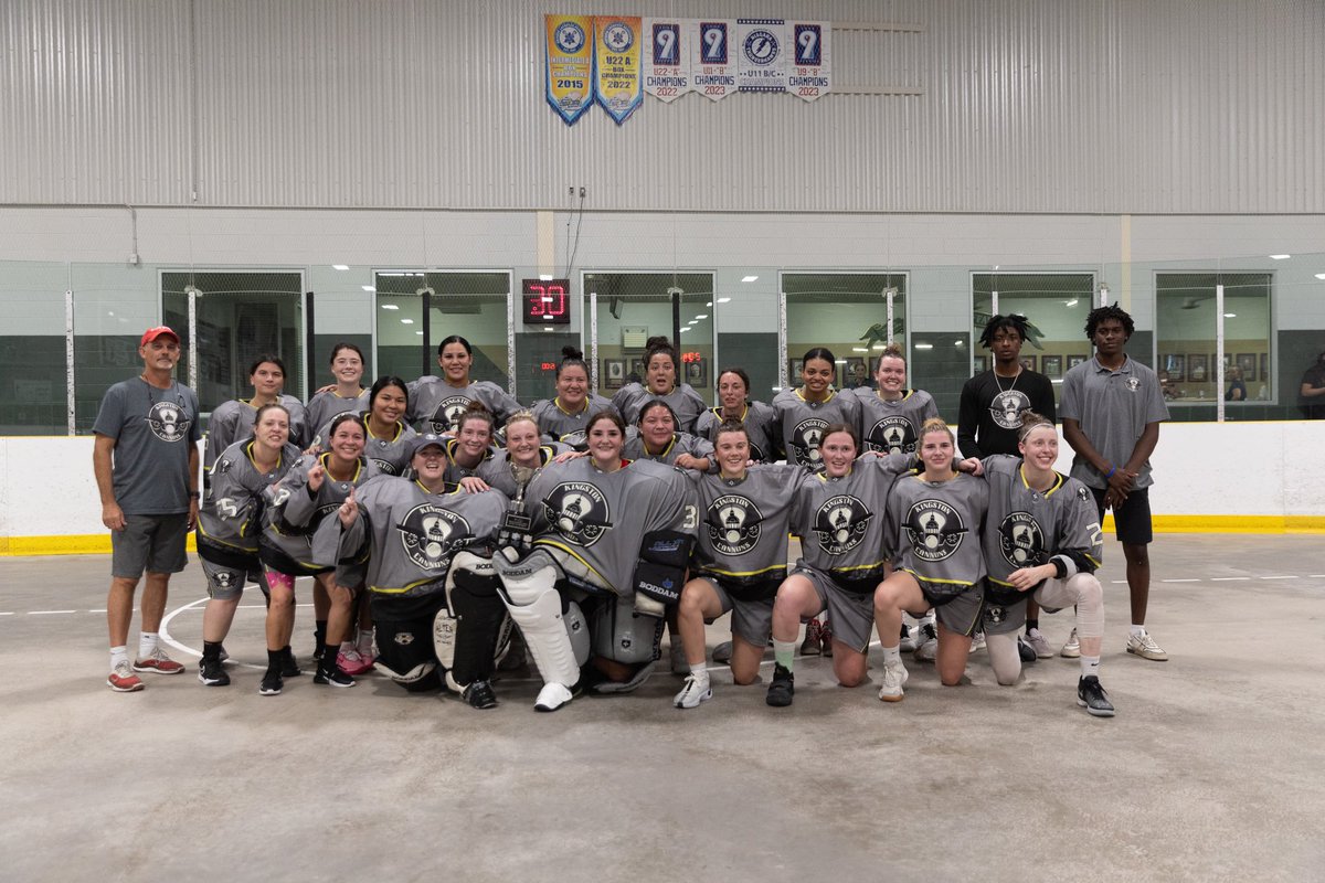 Congratulations to the <a href="/WMajorSeriesLax/">Women’s Major Series Lacrosse</a> “B” Champion Kingston Cannons 🏆