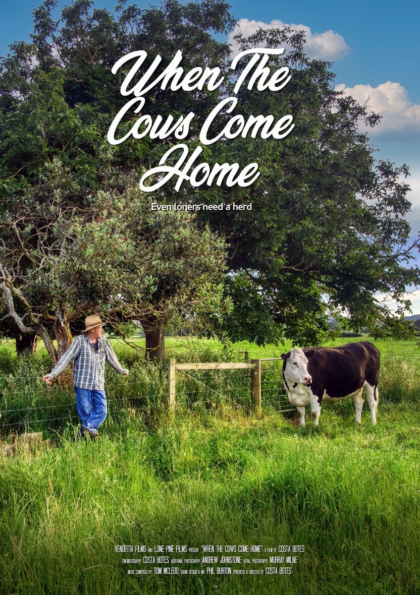 HUPHamilton's tweet photo. ‘When the Cows Come Home’ was released a couple of years ago, but has just become available on TVNZ+. On the surface about cattle, the primary focus is herdsman Andrew Johnstone, formerly of Hamilton bands ‘Three Men Missing’, ‘Hoola Troupe’, and more.
 
https://t.co/hYzDIu1BU5 https://t.co/tizMTSq3kY