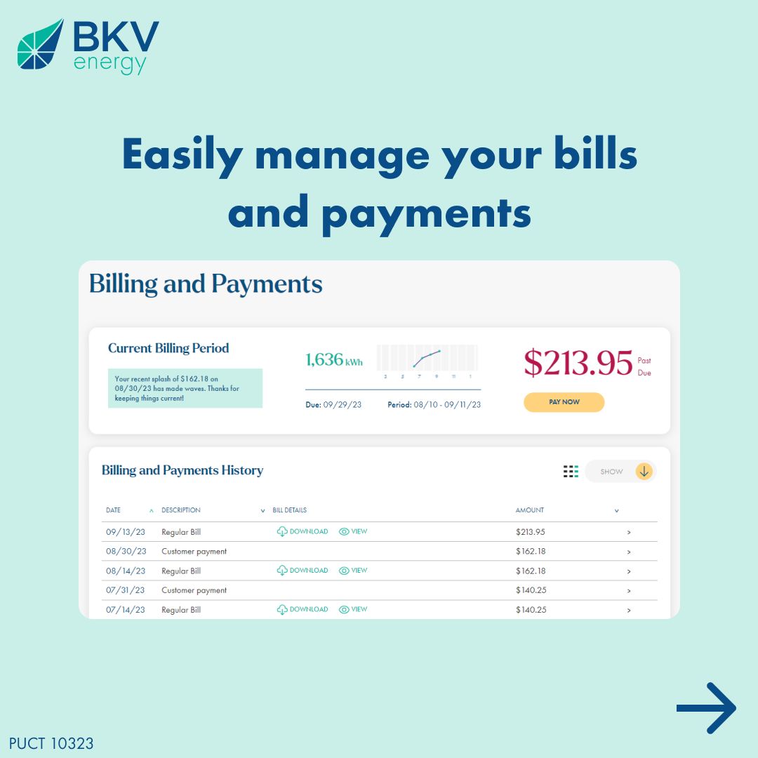 BKVEnergy's tweet photo. 🎉 It's official! 🎉 Our new customer portal is live! We've implemented a brand-new experience. Now it's easier than ever to manage your bills and payments, view your usage, refer your friends and family, and much more. We can't wait to hear what you think! https://t.co/D8RsASri1E