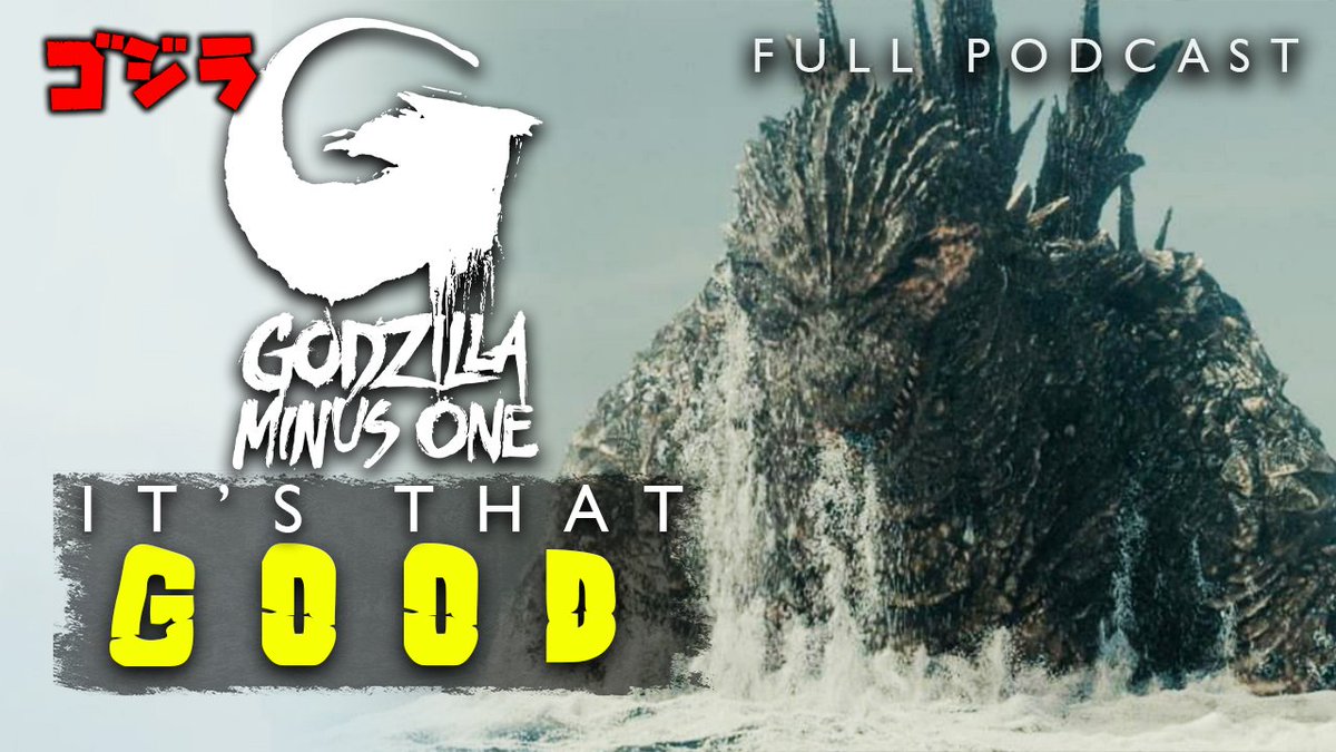 AdamNProduction's tweet photo. https://t.co/cHZcgrVzsj
An in-depth review and podcast dissecting the critically acclaimed and Academy Award winning film Godzilla Minus One! With @P0WP0P
#godzilla #godzillaminusone #podcast #moviereview #fyp #monsterverse https://t.co/xhRC7KN6uW