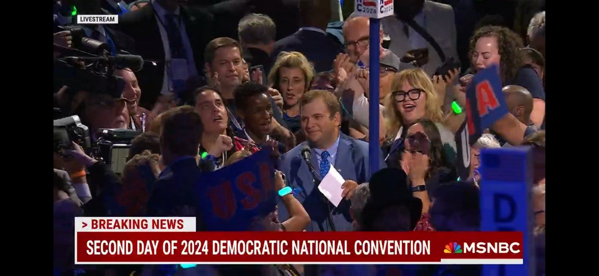 SoDakD14Dems's tweet photo. We are so proud of our @SoDakDems Delegates representing the great state of South Dakota at the DNC Convention including our very own D14 House Candidate, @MotleyforSD!!
#SouthDakota #Chicago #dncrollcall
#D14Dems #StrongerTogether https://t.co/9VQHBwB2LT