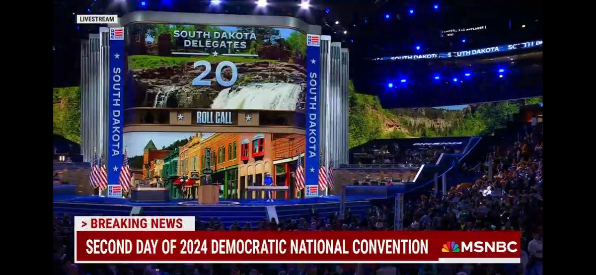 SoDakD14Dems's tweet photo. We are so proud of our @SoDakDems Delegates representing the great state of South Dakota at the DNC Convention including our very own D14 House Candidate, @MotleyforSD!!
#SouthDakota #Chicago #dncrollcall
#D14Dems #StrongerTogether https://t.co/9VQHBwB2LT