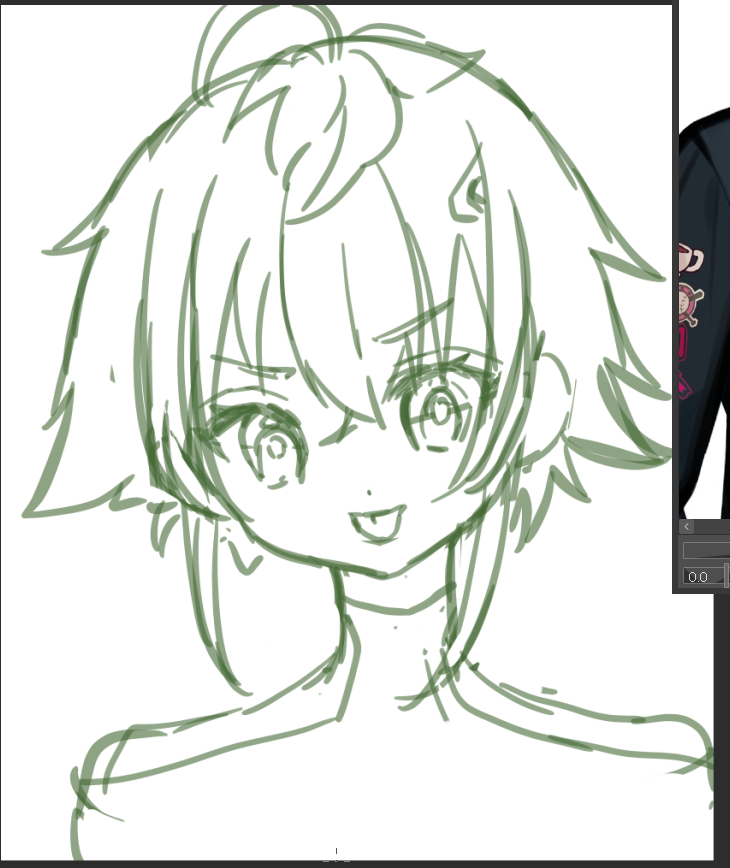納得いくものが描けなくて依頼の合間に落書き量産機になってる 