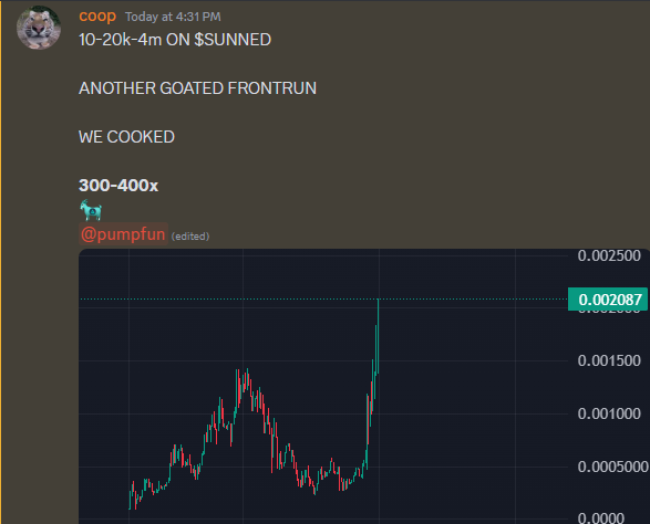 AuroraAlphaa's tweet photo. $SUNNED 10k-4m

Not just a scan either...

COOKED

🫵🌞
(400x)