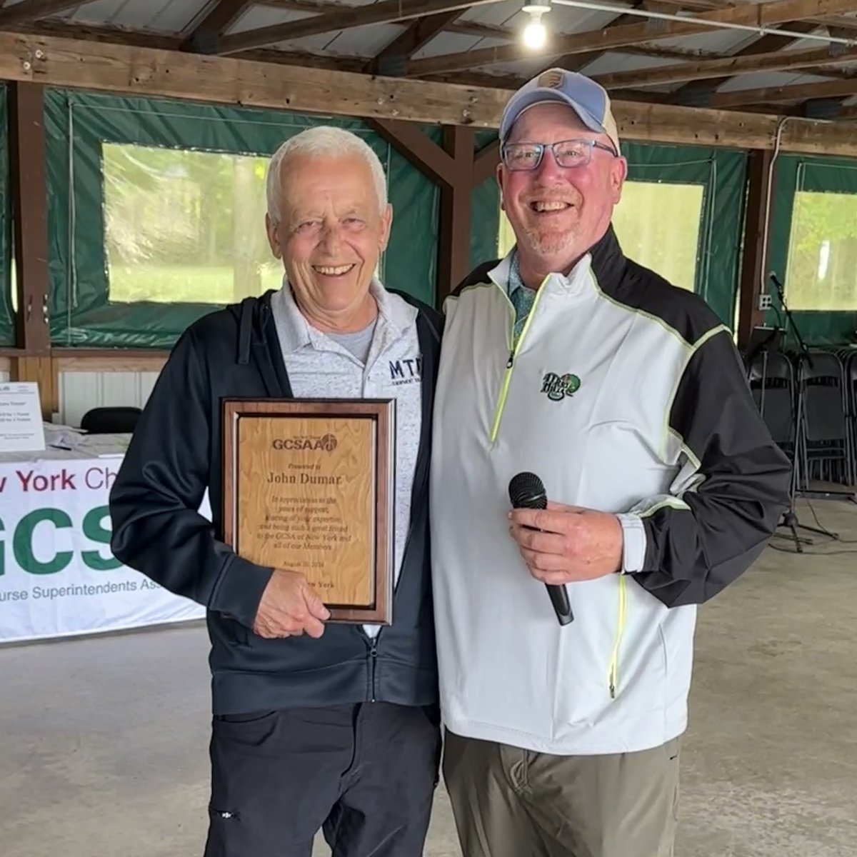 MTEequipment's tweet photo. Proud Moment 🌟

It was a privilege to have our very own John Dumar recognized as the Guest of Honor at the GCSA of NY POA Tournament. Congrats John! 🎉

#GCSANY #POAtournament #golftournament #MTEequipment #terryhillsgolfclub #bataviany #golfcourse #turfcare https://t.co/dxJTKRY8OC