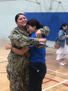 MMSMagnets's tweet photo. The last time Valerie saw her mom was in October 2023. According to EO2 Jimenez, “I joined (the Navy) as a single mom to provide a better future for Valerie and to be a strong role model for her; she is my reason to keep going.” https://t.co/5uEVKQInGL