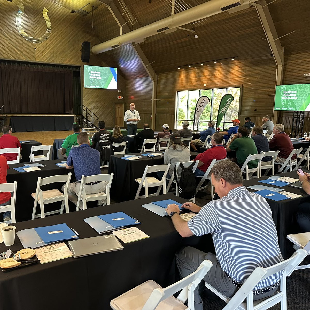 HarrellsLLC's tweet photo. The first day of the Business Building Bootcamp in Carmel was a huge success! 🥳

Thank you to everyone who made it out and to @thelawncareceo, @sprayesoftware and ENVU, our partners and sponsors for the event.

We’ll see you tomorrow in Cape Cod for the next bootcamp! https://t.co/KSAlnL9sD6
