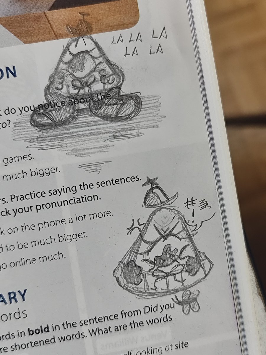 withlove_pexa's tweet photo. @Dicesinfernum You convinced me to make doodles of the la la la la la creature https://t.co/5N2jHWEHYF