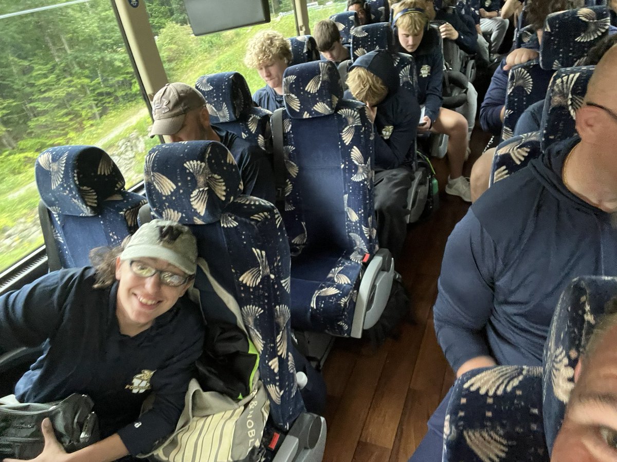 coachbyrnewhs's tweet photo. Smooth bus ride…hanging at Logan for a bit and off to Dublin! Let’s go Jags! @globalsportsguy @thejimmyenglish @603SportsMedia @nhhssports @nhsportspage @EagleTribSports https://t.co/5t7nfF8U2A