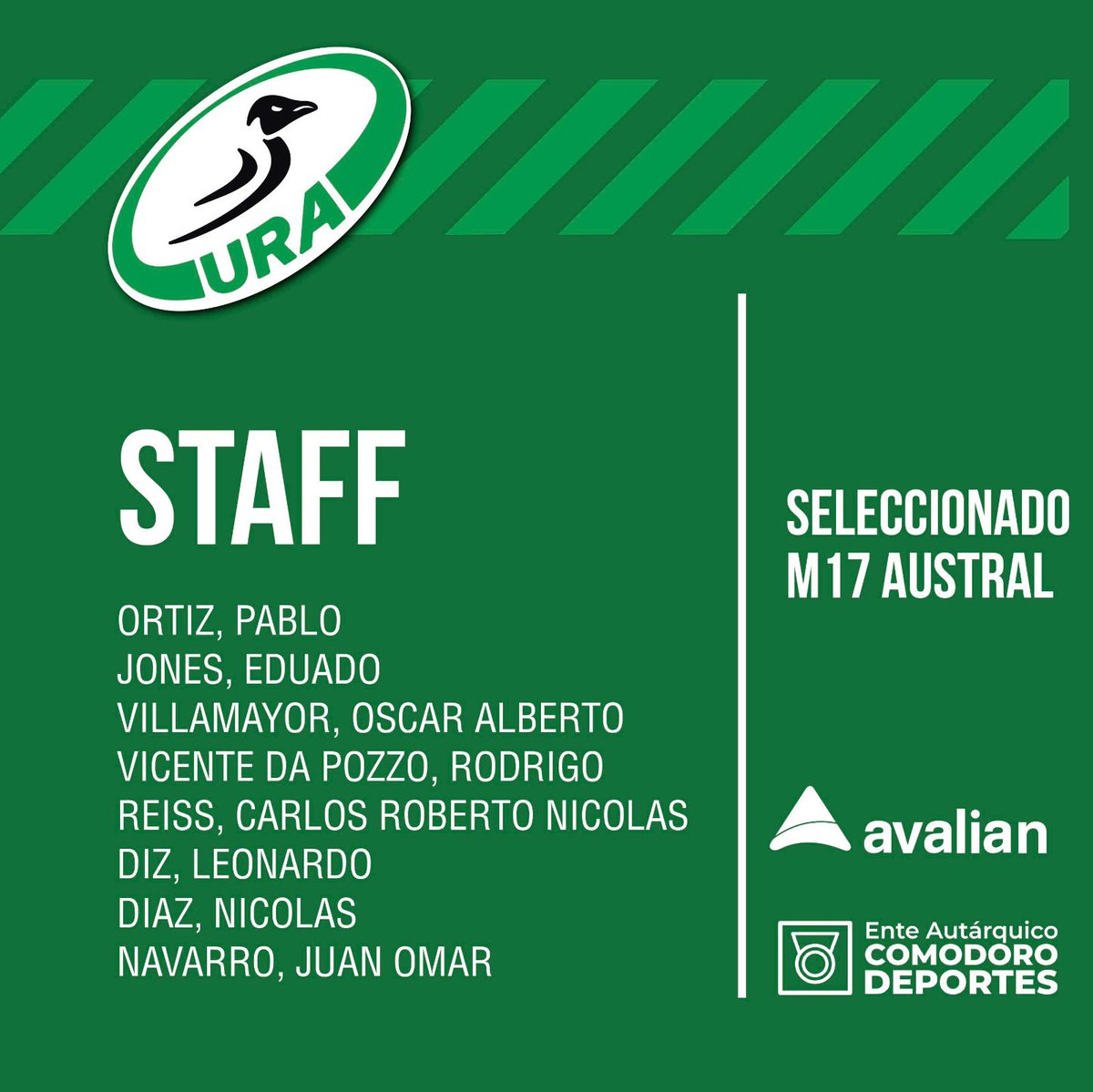 Este fin de semana participamos del torneo Nacional de Desarrollo M16, zona sur que se disputará en el club Bigornia. Aprovechamos la ocasión y participaremos también de un Torneo Amistoso M17. Presentamos a nuestros jugadores y nuestro staff. #SomosAustral #AustralCrece