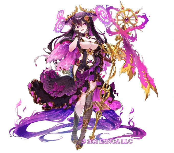 【お仕事】「エンジェリックリンク」にて、クロノスちゃん描かせて頂きました!ちょーっとへんt…さんかもですが、そこも良さ!(?)よろしくお願いいたします #エンジェリックリンク #エンクリ 