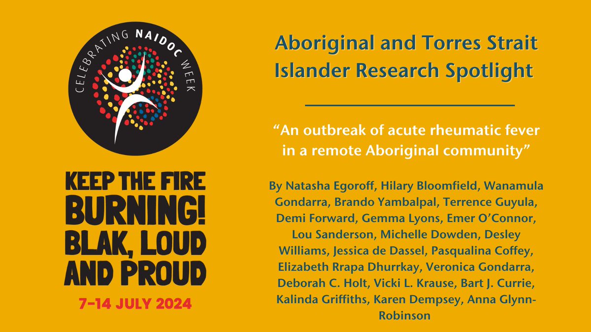 In 2021 an outbreak of acute rheumatic fever was identified in a remote Aboriginal community. This paper shows the value of working with community members to implement household-level, outreach-based public health responses. doi.org/10.1016/j.anzj…