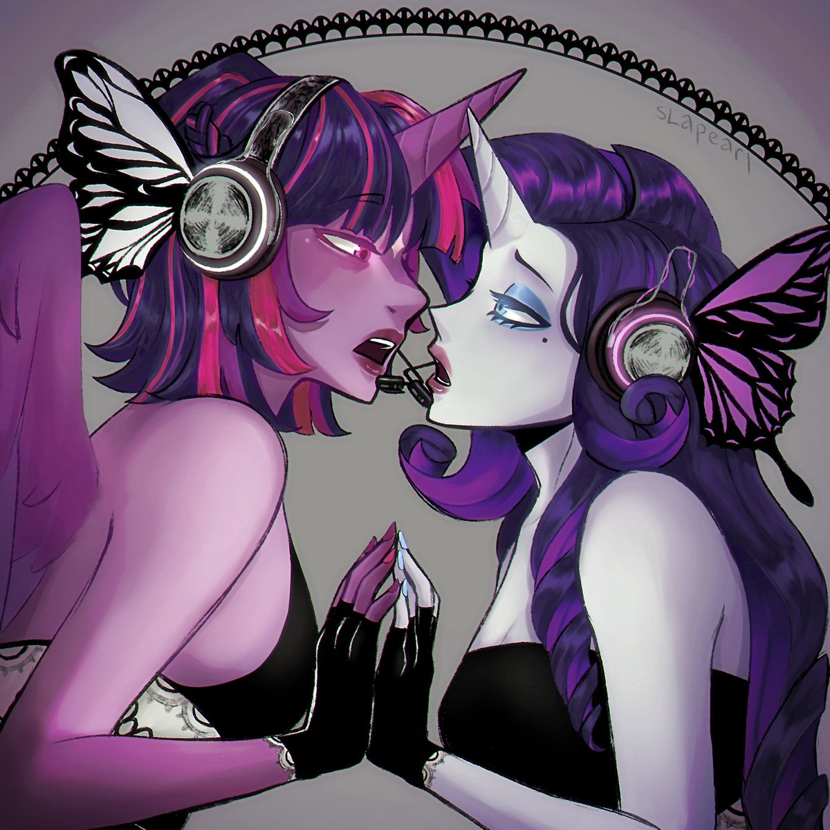 SLapearl's tweet photo. people died (me) i love yuri!! #mlp #raritwi https://t.co/kHE4coDyVe