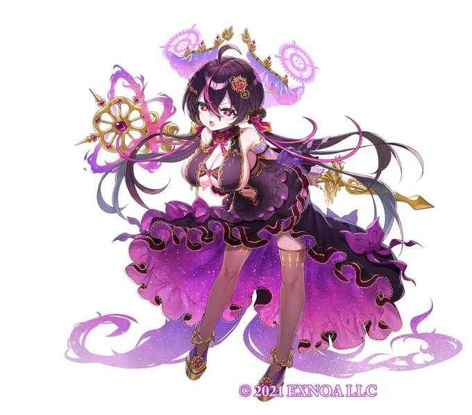 【お仕事】「エンジェリックリンク」にて、クロノス*ちゃんも描かせて頂きました!どうぞよろしくお願いいたします個人的に表情がお気に入りですエンジェリックリンク #エンクリ 