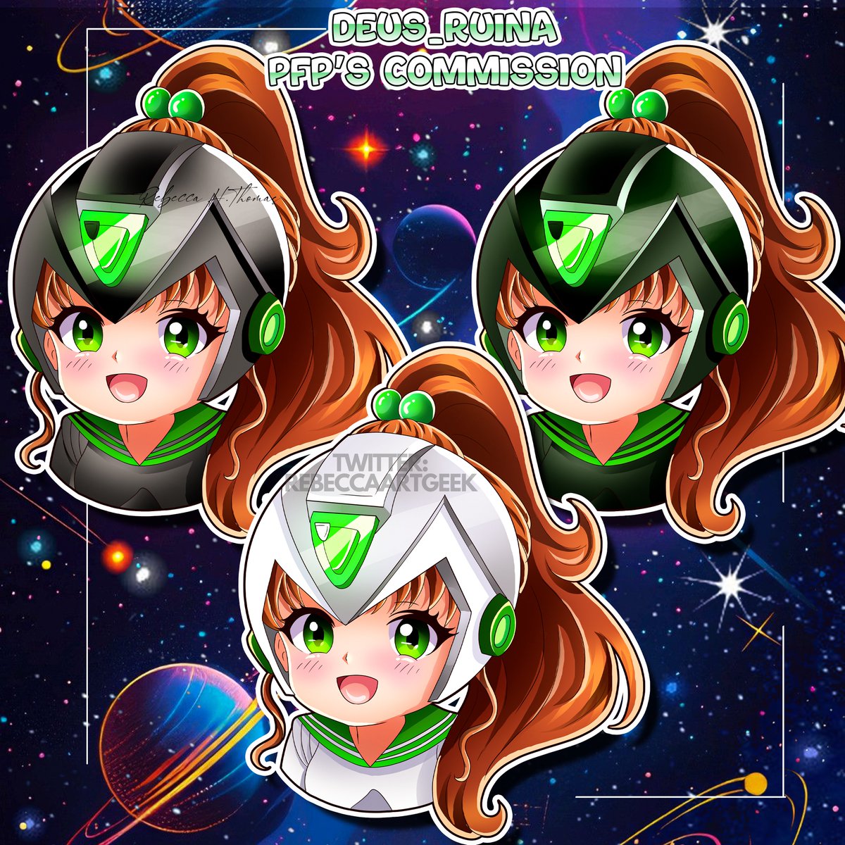 DeusRuina's tweet photo. Shout out to @RebeccaArtGeek for the updated Profile pictures, highly recommend if looking for an artist!

Look how cute they are! https://t.co/lIhqWUtO1b