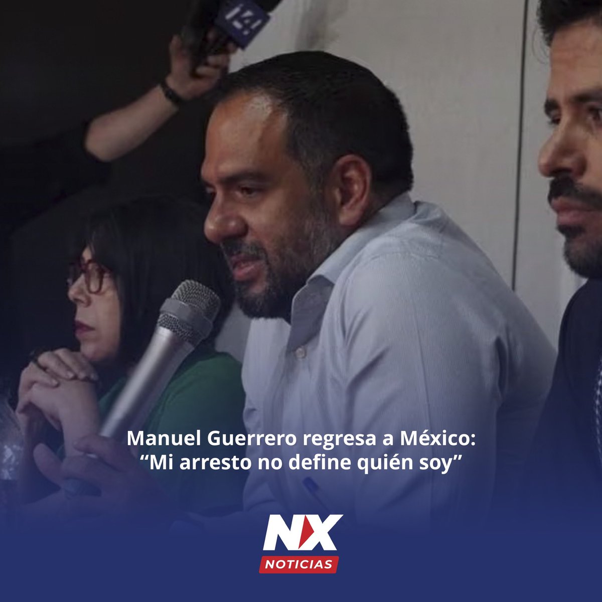 Manuel Guerrero regresa a México: “Mi arresto no define quién soy”

El mexicano-británico, Manuel Guerrero, regresó a México y ofreció una conferencia de prensa donde aseguró que su arresto en Qatar, durante un operativo contra miembros de la comunidad LGBT, no lo define como