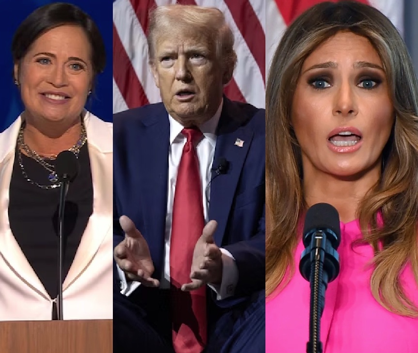 BREAKING: Former Trump official Stephanie Grisham delivers a fiery speech at the DNC and exposes her former boss, revealing that Trump "mocks his supporters" behind closed doors — before spilling the beans on Melania.

And Grisham was just getting started...

"I wasn't just a