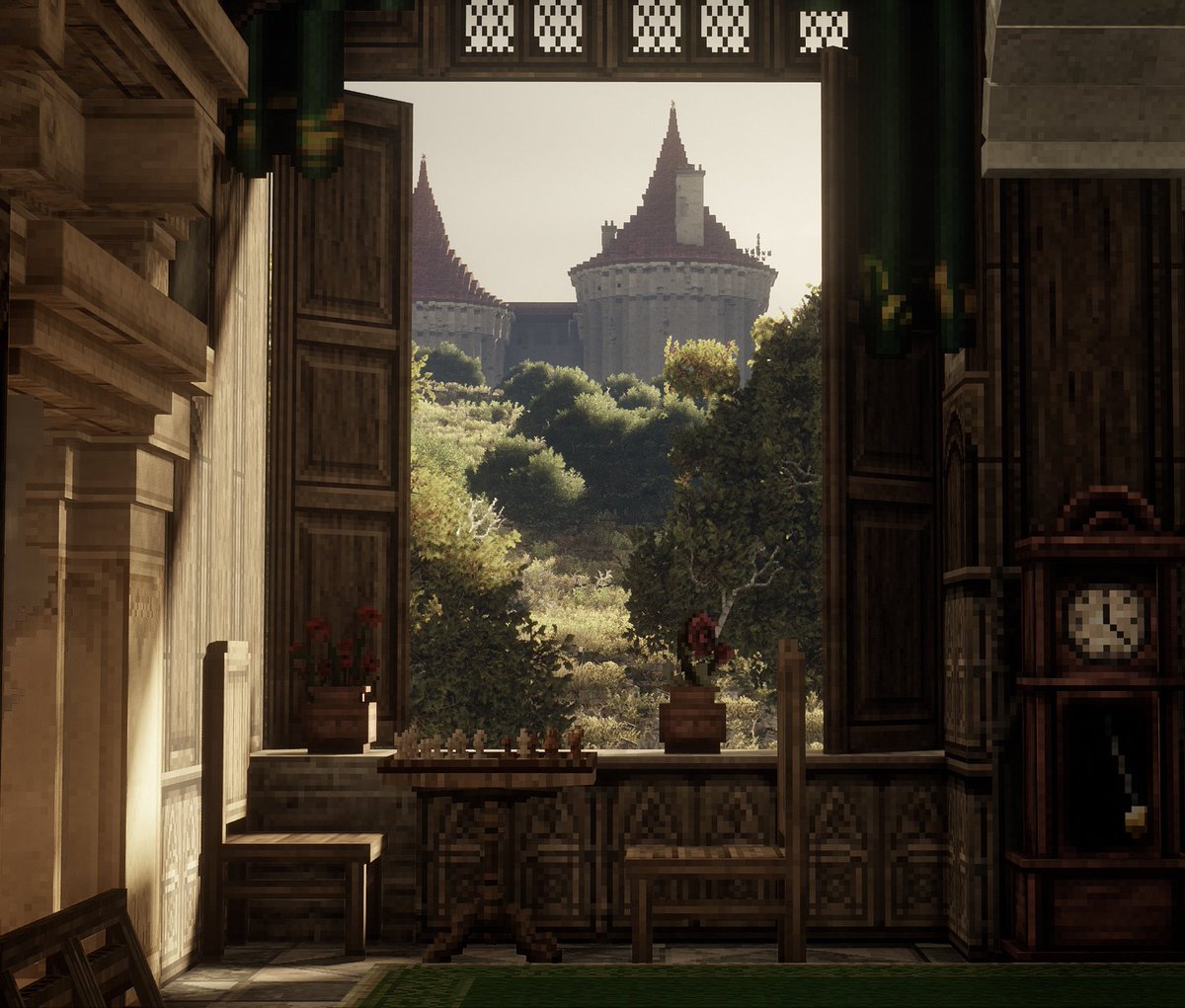 manofdutch's tweet image. View from the window - minecraft