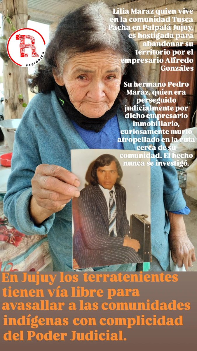 En #JUJUY Argentina. Ni un metro Más!! Basta de atropello contra la vida campesina. La tierra de quien vive, la cuida y trabaja en ella.
<a href="/CLOC_LVC/">CLOC Vía Campesina</a> <a href="/via_campesinaSP/">La Vía Campesina Español #SoberaniaAlimentariaYA</a>