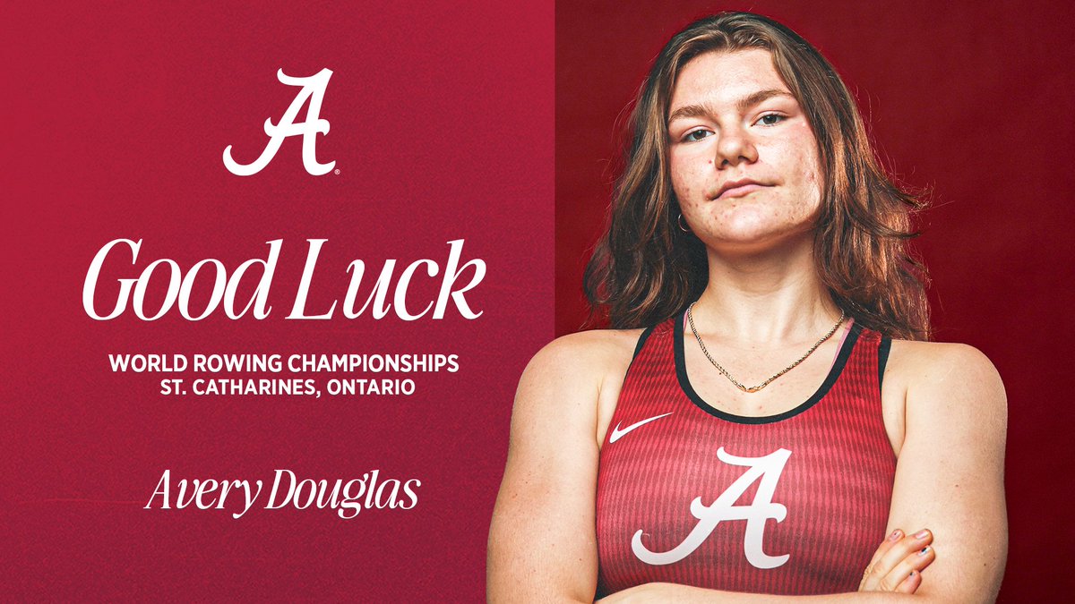 AlabamaRow's tweet image. Avery Douglas representing the USA 🇺🇸 in the U19 Women's 4x!

#RollTide | #RowTide