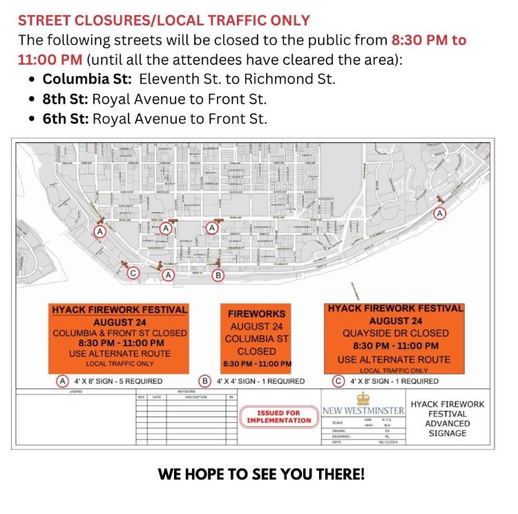 QuaysideBoard's tweet photo. We’re so excited for the Farewell to Summer festival and fireworks Saturday August 24th in our community! #newwest #quayside #fireworks https://t.co/btwyZuNZ22