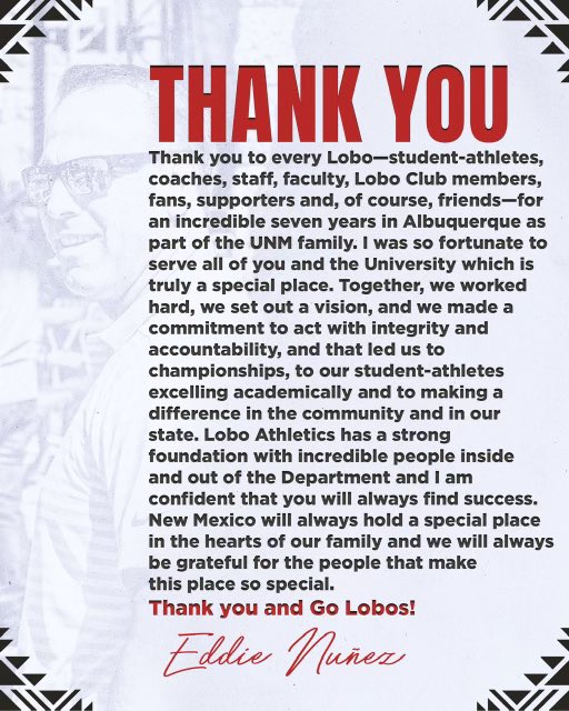 EddieNunezAD's tweet photo. Thank you 🐺 https://t.co/KDYmd7lVl7