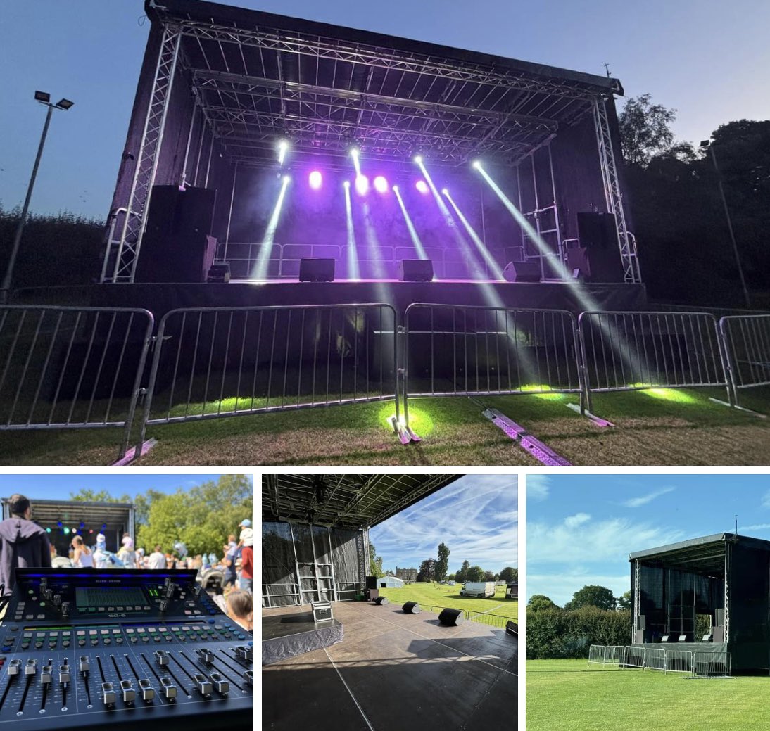 sightnsound1980's tweet photo. It’s #festival season!

Giving it the full beans at #Oakfest 2024 with special guests #Bluey &amp; #Bingo

🎭#FestivalStage
💡#Lighting
🔈#Sound
🎤#PA
🔌#Power
🎧#DJ
🎬#Production
💨#Effects
👷🏻‍♂️#Crew https://t.co/xEyYVpMtZ6