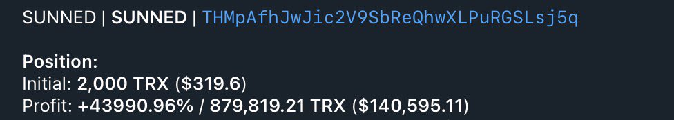 CrypChester's tweet photo. WTF THANK YOU @justinsuntron FOR MAKING @sunpumpmeme I JUST TURNED 300$ INTO $140,000 ON A MEME COIN https://t.co/DR4ImXrAQo