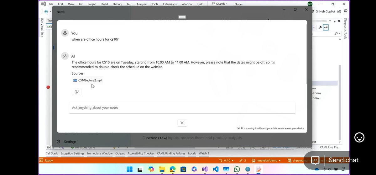 sinclairinat0r's tweet photo. Whoa whoa whoa! Do I see #arm64?!?!? I woke up from my little nap at the right time! I can't wait to dig into Windows Copilot Runtime on my @surface laptop 7
#SnapdragonXElite
@metulev ๐ฅ๐ฅ๐ฅ
#dotNETConf #focusOnAI ๐ฎ https://t.co/zCC12d9bm8