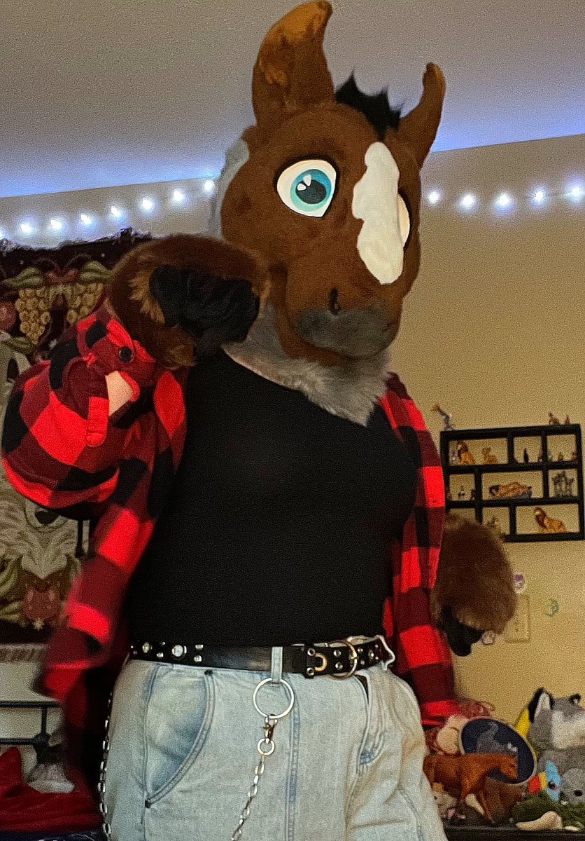 furry_cowboy's tweet photo. Finally achieved my dreams of owning a @Skyprocostumes suit!! 🥺❤️I love this horse so much and I can’t wait to be able to wear it to meets! :3 https://t.co/SHPrIW3D54