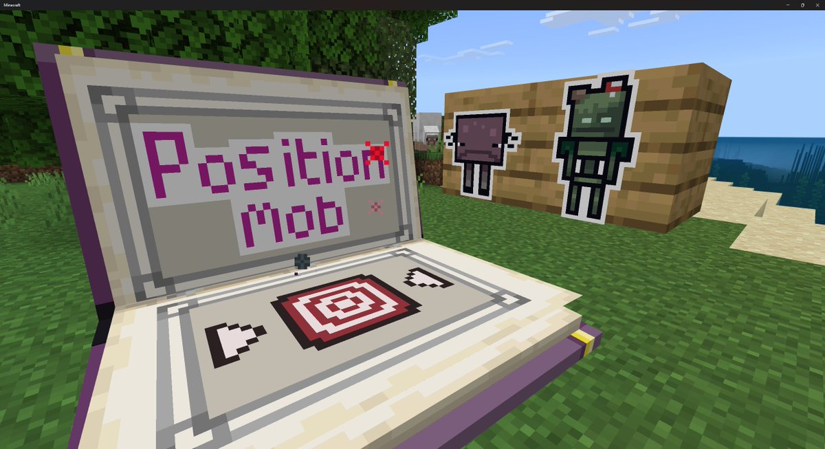 Ok I've made enough enemies no more java v bedrock memes for a while.
In the mean time here's a little update to Papercraft Mob Stickers Add-On. The bogged got mushgraded and there's a cold strider sticker. Also look closely... if a book has a sticker in it, it'll emit particles!