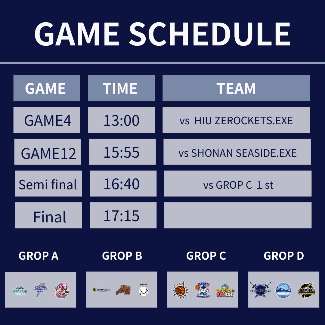 steelers3x3's tweet photo. 【⛹️‍♂️3x3.EXE PREMIER 2024】

今週末8/24 (土)神奈川県平塚市にてRound.7開催🔥

第一試合
13:00-
vs HIU ZEROCKETS.EXE

第二試合
15:55-
vs SHONAN SEASIDE.EXE

ロスター⛹️
#黒木瑛介
#木村璃由空
#新田由直
#井手優希

スラムダンクの聖地での白熱した戦いに期待🏀
応援よろしくお願いします🔥 https://t.co/5waMqGMkvY