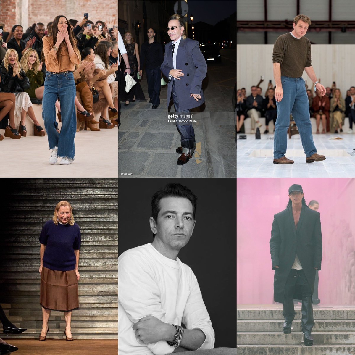 rebecamaccise's tweet photo. Aquí los nominados como Mejor Diseñador del Año de los #FashionAwards 2024:

-Chemena Kamali por Chloé
-John Galliano por Maison Margiela
-Jonathan Anderson por JW Anderson y Loewe
-Miuccia Prada por Miu Miu
-Pieter Mulier por Alaia
-Rick Owens por Rick Owens https://t.co/W9dY2z5pV0