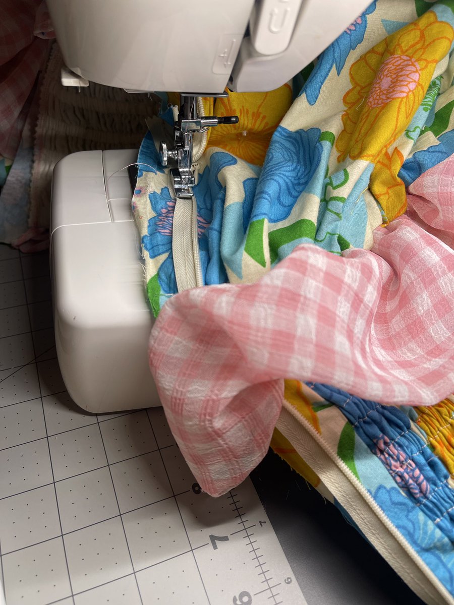 Every time I sew an invisible zipper I feel like I’m performing surgery one wrong move and it’s all over