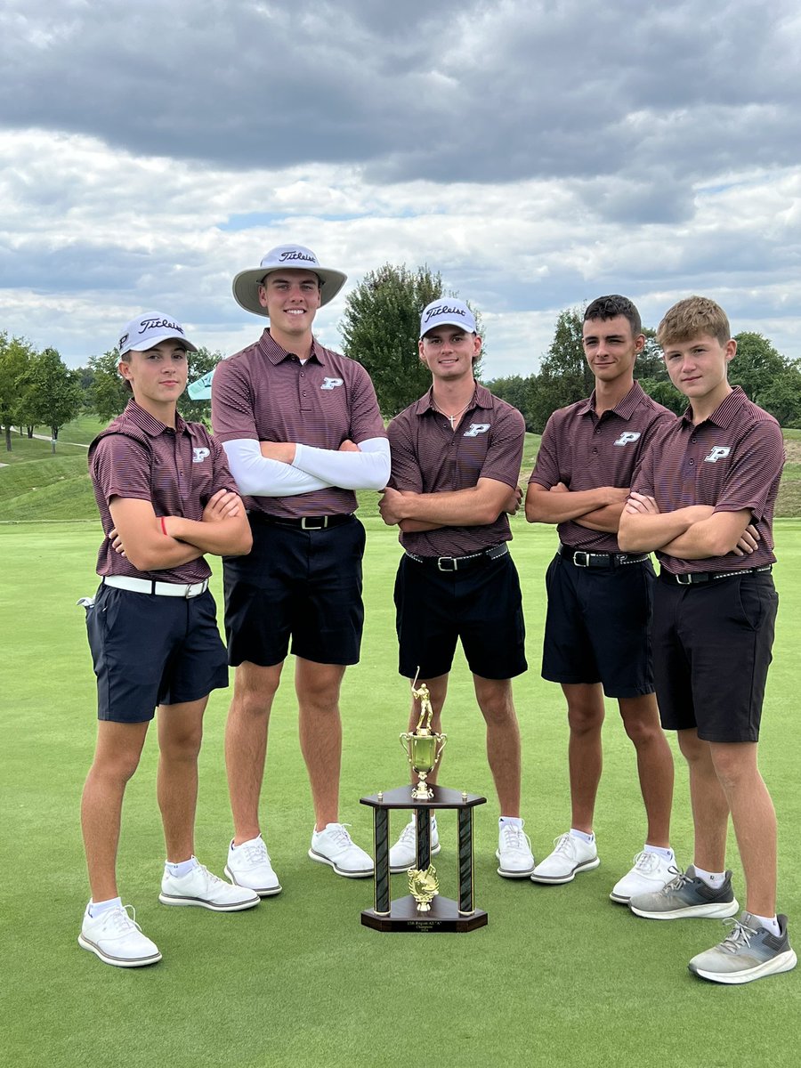 PikevilleHSGolf's tweet photo. ⛳️🏆 Hardware coming to the Ville! @PikevilleHSGolf wins the 15th Region Boys All A @StoneCrestG with a team score of 321. Proud of these Panthers for battling in the windy conditions and being patient on an extremely tough course setup. Great job! @PikevilleSports @unwiredapp https://t.co/B3mTr8d9r6