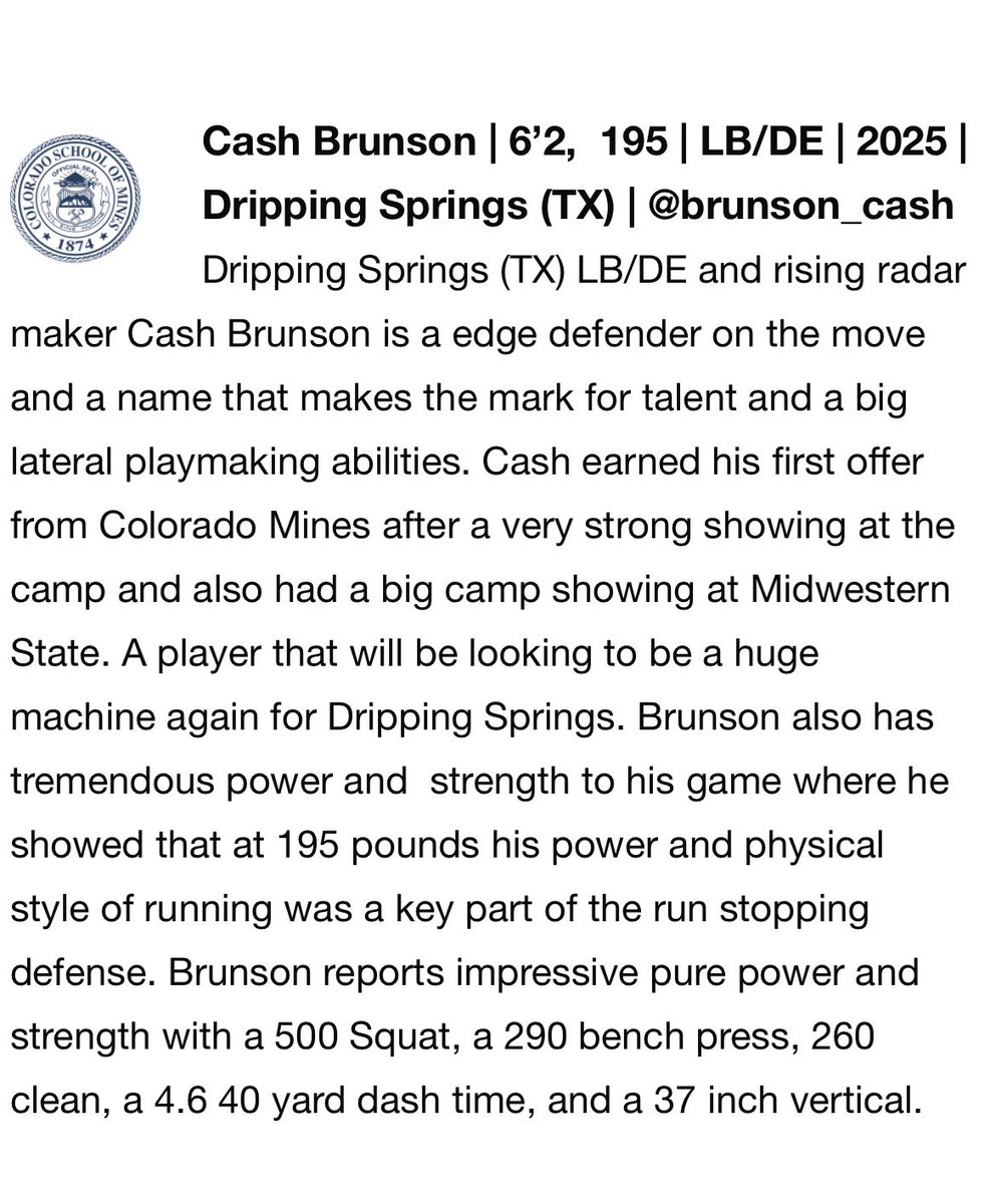 Cash Brunson tweet media