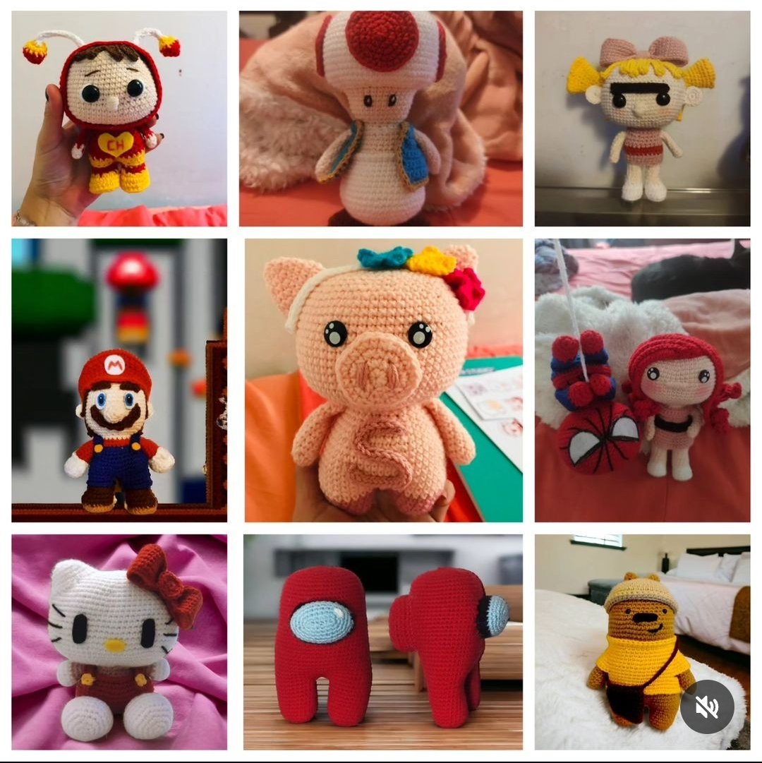 coolturavoodoo's tweet photo. Estoy emocionada ya que últimamente estoy recibiendo varios pedidos de mis amigurumis. Aquí les muestro algunos trabajos que he realizado. Espero poder llegar a más gente y seguir con este trabajo que en verdad me encanta realizar.

#amigurumi #Lima #crochet https://t.co/s17Yw6IUtF