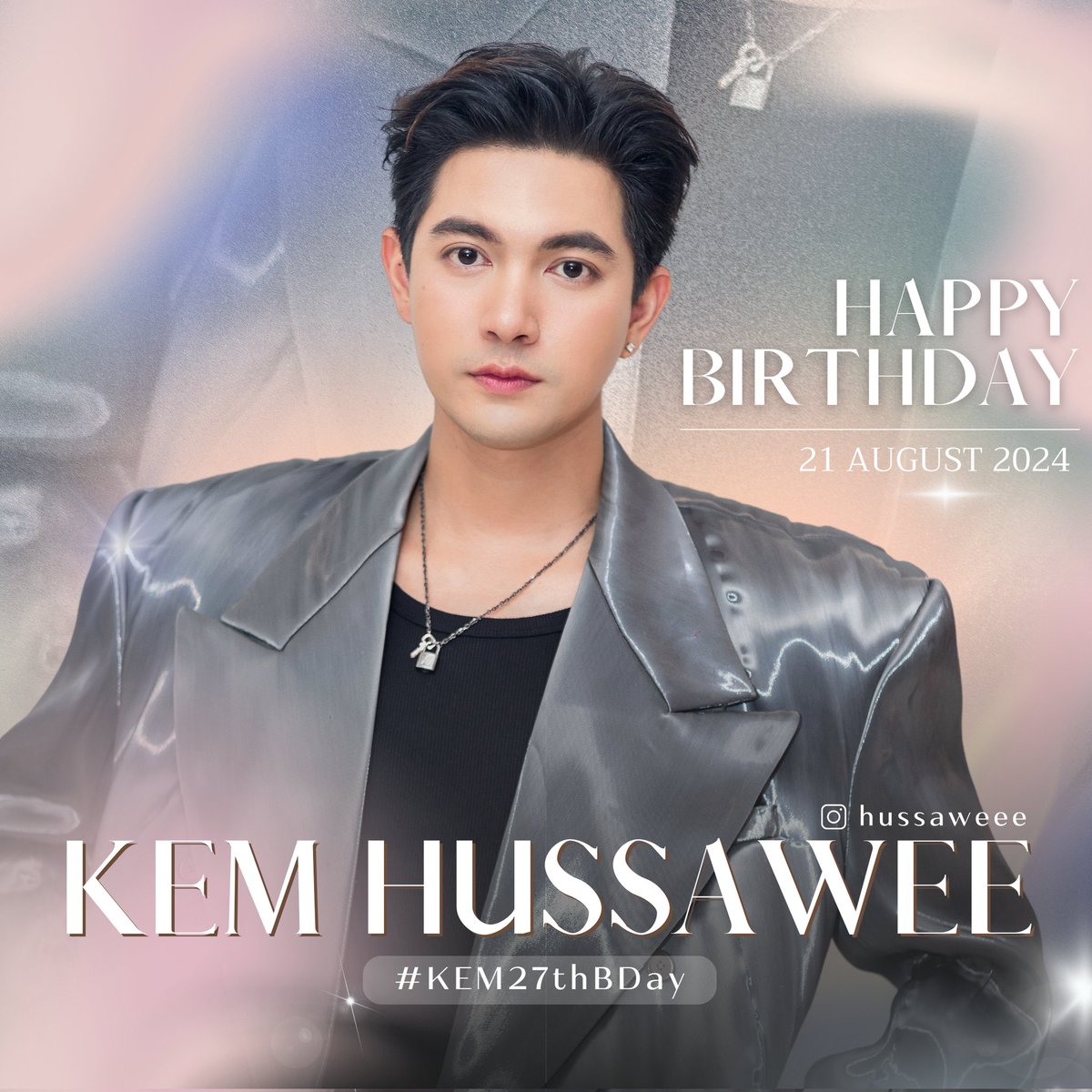 Wirawan2520's tweet photo. HBD 27th Hussawee 
ขอให้มีความสุข สมหวัง
รายล้อมด้วยความรัก โอบกอด ด้วยความหวังดีตลอดไป รักมากครับ🎂

KEM HAPPY DAY
#KEM27thBDay
#เข้มหัสวีร์
Kem Hussawee https://t.co/nW4vb2Fqns