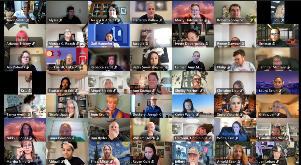 Getting to see my <a href="/AdobeForEdu/">Adobe For Education</a> crew is a lovely segue into winding down the summer and rolling back to school. Thank you <a href="/TanyaAvrith/">Tanya Avrith ❤️ 💜 #AdobeEduCreative</a>  and Gail and so happy to see the 🦄 <a href="/annkozma723/">Ann Kozma</a> joining the crew! #AdobeEduCreative