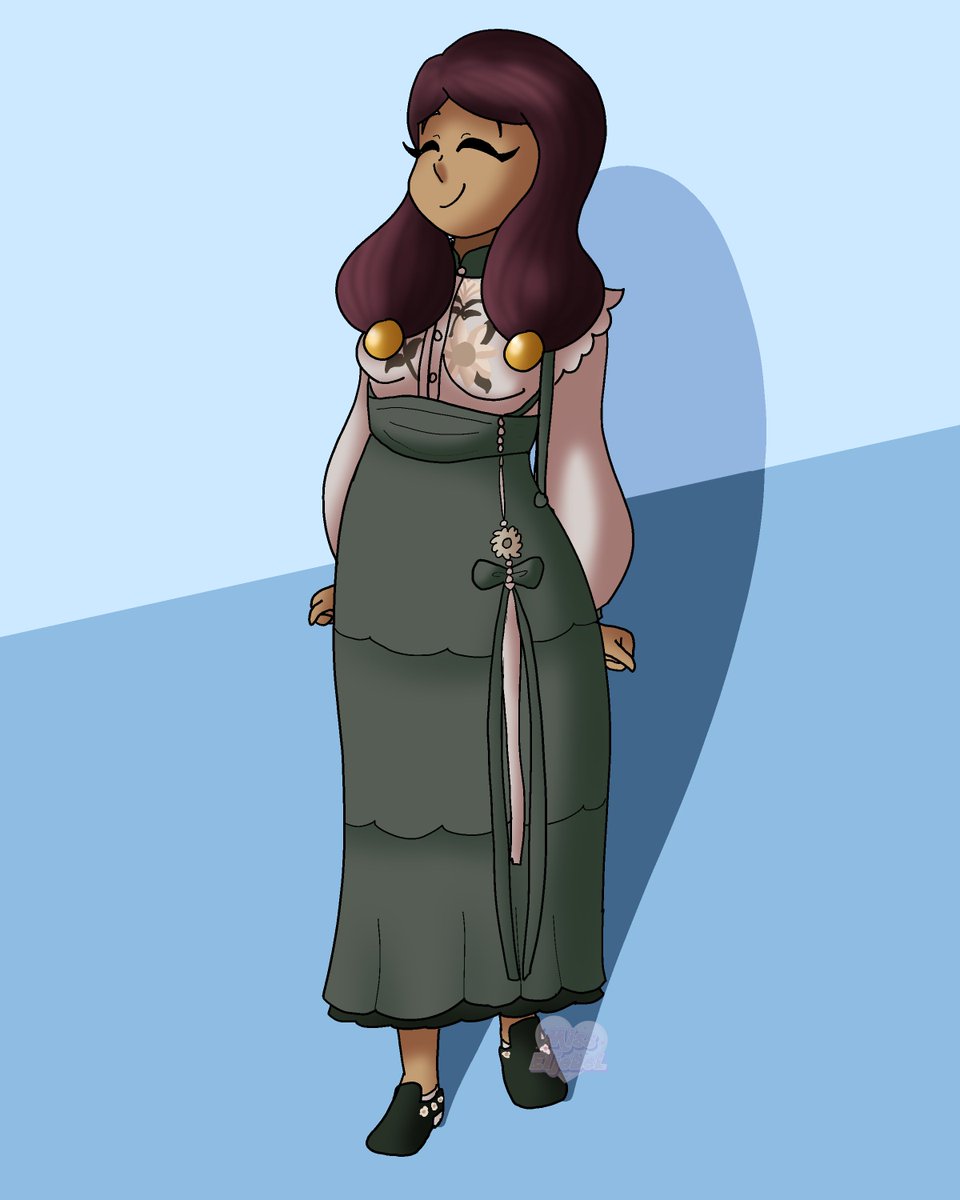 misseljebel's tweet photo. Kushi from #indivisiblerpg in this cute sunflower dress! 🌻
#digitalart #art #videogamefanart #fanart https://t.co/8Yde9u3PWs