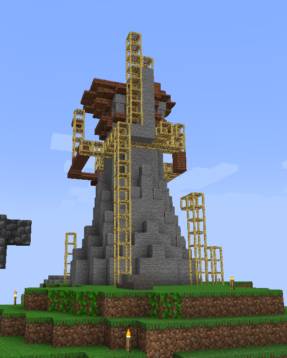 CaffeinatedOwl7's tweet photo. Does anyone elses survival builds look this messy, by the end of a build I have floating dirt, trapdoors, slabs etc. Sneak peek of my Vault Hunters starter base. I will be making a tutorial on this build soon.
#minecraft #minecraftbuilds #minecraftsurvival #minecrafttower https://t.co/pA9HhrswzG