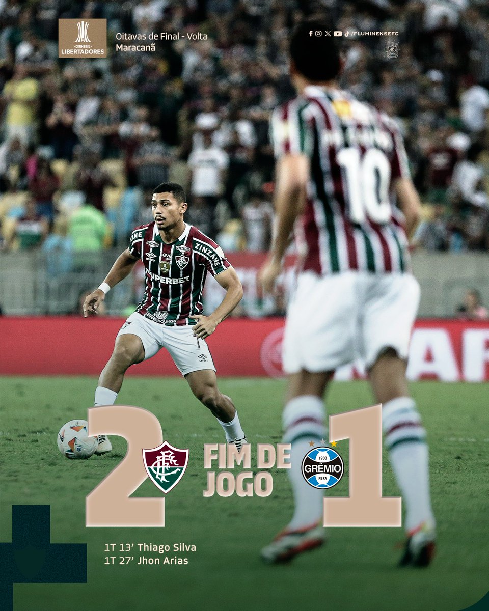 Noitedecopa's tweet photo. O Fluminense acaba de chegar na marca de 14 jogos sem PERDER como MANDANTE na Libertadores.

É a 5° maior invencibilidade da atualidade. 

MARACANÃ TE MATA! 🇭🇺🏟 https://t.co/mAKqn0QriO