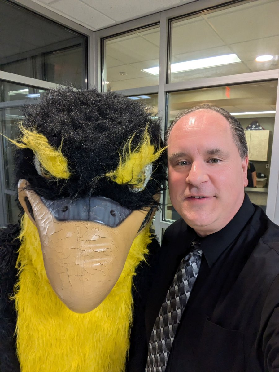 My first selfie with "Gerky," the W-SR Mascot!
