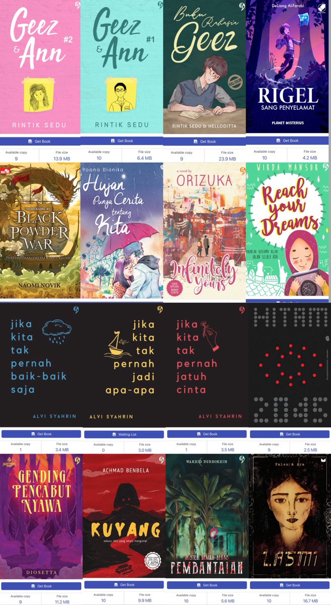 vvanillapopcorn's tweet photo. update buku Ipusnas📚

sebagian besar stoknya masih ada, tapi gatau nanti kalau siangan kemungkinan udah habis &amp; perlu ngantri 👀
kalau mau langsung baca lebih baik langganan gramdig ya guyss https://t.co/Tj0RDdTtGp