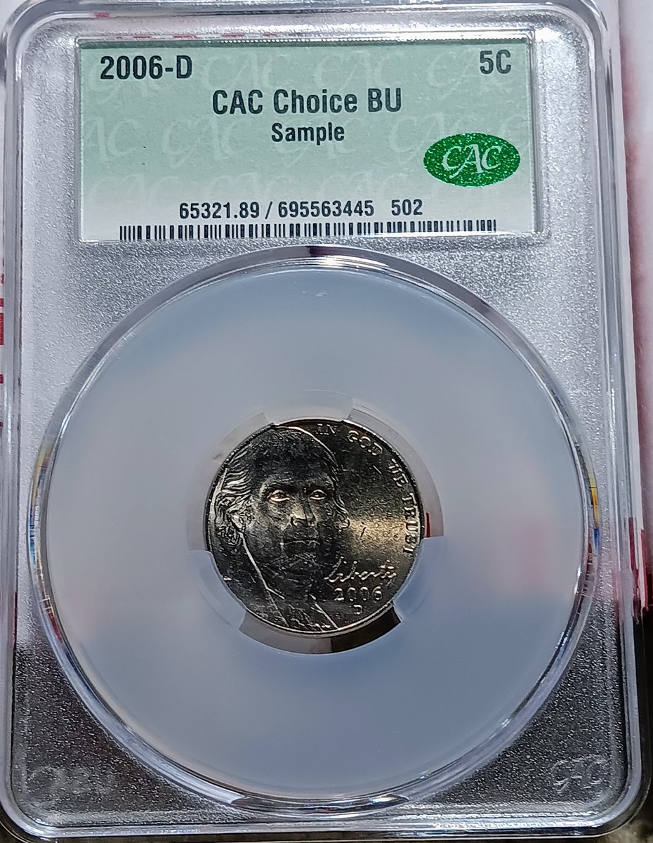 Arrowheadbroken's tweet photo. @CACGrading That is awesome. I followed. I received my 12 ea.2016 P Struck Thru Rotated Dies  nickels from @CACGrading a few weeks ago. AU58 thru MS63, which is the highest graded one I have ever seen. https://t.co/AtdjvMRH0s