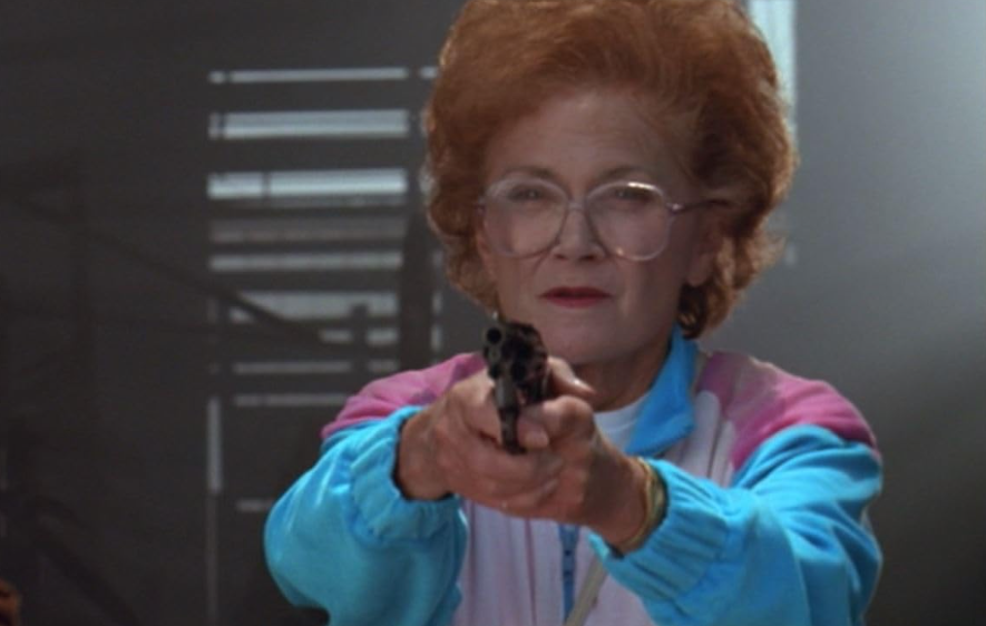 FilmsQuirky's tweet photo. Aug 21 : Main Character is a Senior Citizen
#Bales2024FilmChallenge #FilmX 📽️ 🎬
@bales1181
#StopOrMyMomWillShoot  (1992)
A tough police sergeant's overbearing mother comes to visit him and begins to meddle in his life and career.
#EstelleGetty #SylvesterStallone
[3/3] https://t.co/CIcSi9GLld